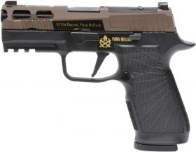 Para Bellum P320 3.9" Pro WC Custom Gas Blowback Pistol (Black / Bronze)
