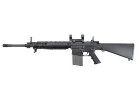 Ares - SR-004E SR25 Carbine (Locked to semi EFCC) DMR AEG (with Scope Mounts) (ARES-SR-004E)(Black)(400fps)