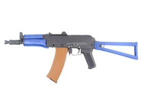 Double Bell AKS74U (Wooden Handguard - Metal Body - BLUE - 001B)