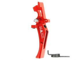 Maxx Model CNC Aluminum Advanced Speed Trigger (Style D) (Red)