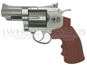 Huntex 2.5" Co2 Revolver (4.5mm-SR- Faux Wood Grip)