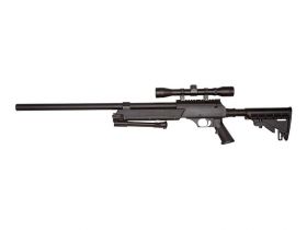 ASG Urban Spring Sniper Rifle With Scope & Bipod (L96 - Black)