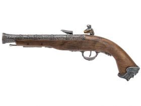 HFC Pirate Flintlock Gas Pistol (18th Century - HG-502BN - Silver)