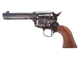 King Arms SAA .45 Peacemaker Revolver (S - Electroplating Black - KA-PG-10-S-BK2)