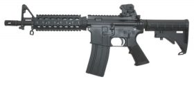 S&T M4 CQB Gas Blowback Rifle (Polymer - RIS CQB - STGBB06BK)