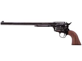 King Arms 11.0" .45 Peacemaker Revolver (Full Metal - Electroplating Black - KA-PG-10-L-BK2)