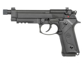 SRC M92 SR9A3 Gas Blowback Pistol (Dual Powered - Black - GB-0710B)