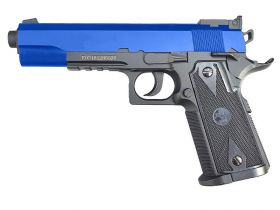Colt 1911 Co2 Fixed Slide NBB Pistol (Cybergun - 180306 - Blue)