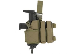 ACM SMG Dropleg Holster (2 Mag. Pouch - OD)