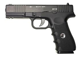 Borner 4.5mm/.177 W119 Co2 Blowback Pistol (Metal Slide)
