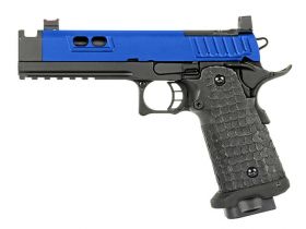 Army Custom 5.1 Hi-Capa Gas Blowback Pistol (R604 - Blue)