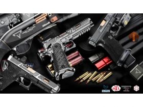 EMG x STI/TTI Licensed JW3 2011 Combat Master Gas Blowback Pistol (Black)