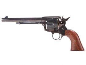 King Arms SAA .45 Peacemaker Revolver (Electroplating Black - KA-PG-10-M-BK2)