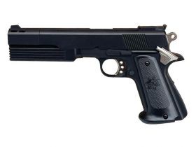 HFC 1911 Gas Pistol (With Front Compensator - Black - HG-125B)