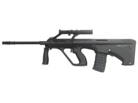 GHK AUG-A2 Gas Blowback Rifle (with Scope - Black)