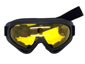 ACM Clear Lens Glasses with Extra Padding (Yellow)