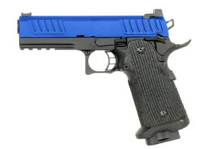 Army Custom 4.3 Hi-Capa Gas Blowback Pistol (R603 - Blue)