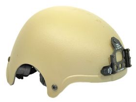 IBH Airsoft Helmet (NAVY SEALS) + NVG Mount (Tan)
