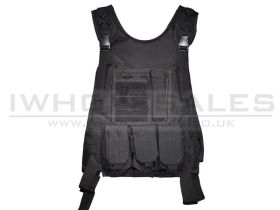 Big Foot - Light Weight MOLLE - Plate Carrier - Vest (Black)