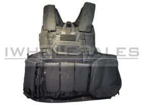 Full Body Vest with Multi Pouch (Black)