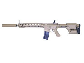 A&K M4 Rifle with Silencer with Tactical Stock (Tan - M4-TAN)