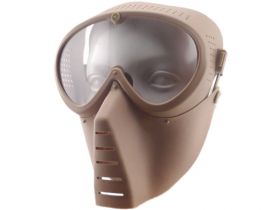 Big Foot Small Flying Mask with Nylon Goggle (Tan)