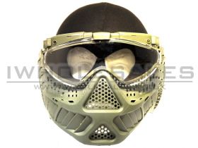 Full Face Protection with Eye Protection (Re-Enforced) (Green)