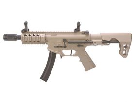 King Arms PDW 9mm SBR AEG (Long - Tan- KA-AG-229-DE)