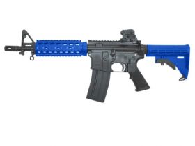 S&T M4 CQB Gas Blowback Rifle (Polymer - RIS CQB - STGBB06BK - BLUE)