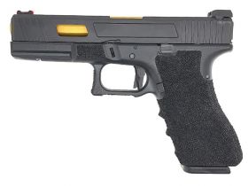 Army Custom Series R17 Series Gas Blowback Pistol (Black)