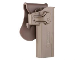 Amomax ROT360 Series Holster for Series Hi-Capa Pistol (Polymer - Right - Tan)