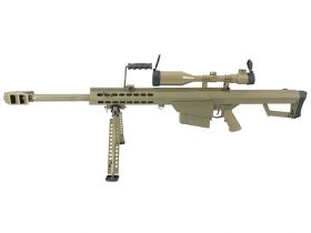 Snow Wolf M82A1 AEG Sniper Rifle Compact (Tan - SW-01A-TAN-CQB)