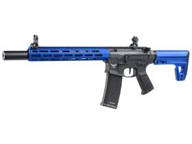 Double Eagle M906B M4 M-Lok with Falcon Fire Control System (Full Metal - Blue - M906B)