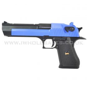 HFC HG-195 Israeli GBB Pistol (Black - HG-195B - BLUE)