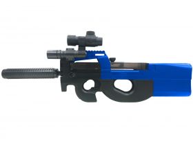 Well D90H D90 AEG Rifle (With Battery and Charger - Blue)