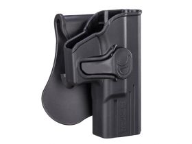 Amomax ROT360 Series Holster for Series 19 Pistol (Polymer - Right - Black)