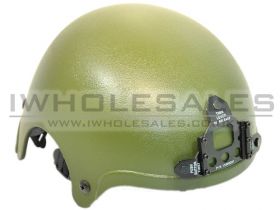 IBH Airsoft Helmet (NAVY SEALS) + NVG Mount (Green)