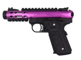 WE Galaxy 1911 Gas Blowback Pistol (Black Frame - Purple Slide)