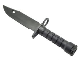 ACM M4 Rubber Knife with Case and Straps (Black)