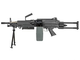 A&K M249 Para with Sound Control Drum Magazine (Black - AK-M249-PARA-P)
