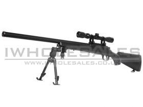 AGM VSR10 Bolt Action Sniper Rifle with Scope and Bipod
