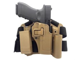 Big Foot Holster 17/18/19 with Two Pouches (Hard - Tan)