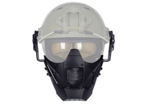 Big Foot Tactical JF Mesh Mask (AF Helmet Fit - Black)