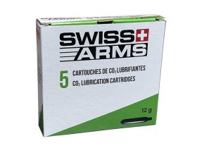 Swiss Arms Silicone Lubricant Maintenance Co2 Capsule (Pack of 5)
