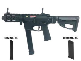 Ares M45X-S with EFCS Gearbox (Black - AR-083E - Comes with extra Mid-Cap and Low Cap Magazine)