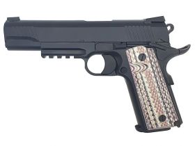 SRC 1911A1 Co2 Blow Back Pistol (SR45A1 - Black - CO-732BX)