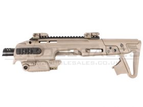 CAA Airsoft Division Roni G1 Pistol Carbine Conversion (Tan - 17 Series - CAD-SK-01-DE)