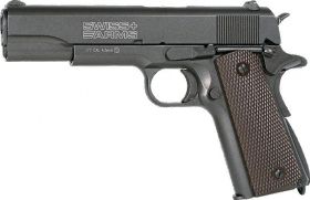 Swiss Arms P1911 4.5mm/.177 Co2 Blowback Pistol (Metal - Black - Cybergun - 288710)