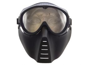 ACM Small Flying Mask with Nylon Goggle (Black)