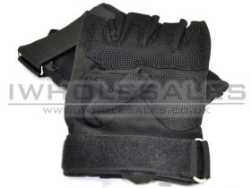 ACM Fingerless Gloves With Nuckle Protection (C:XL/E:L - Black)